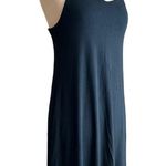 Women's Black Jersey Knit Keyhole Sleeveless Stretch Mini Dress Size Small Photo 4