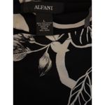 Alfani Floral Slip-On Dress – Size Large – Black with White & Pale Pink Accents Photo 2