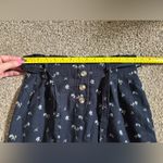 American Eagle NWT Blue Floral Paper-Bag Mini Skirt Size S Photo 6