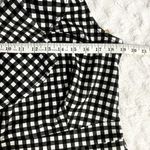 NEW Rachel Rachel Roy Black White Gingham Ruffle One Shoulder Classic Dress XL Photo 7