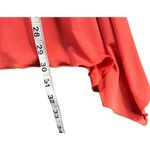 Rhapsody  Y2K Strapless Dress Womens M Orange Bandeau Stretch Shark Bite Coquette Photo 10