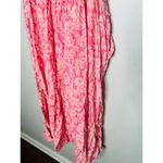 The Great Pink Floral Tiered The Whipstitched Plumeria Midi Dress Size 1 Photo 10