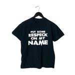 Urban Outfitters Put Some Respeck On My Name T Shirt Statement Double Sided Graphic Tee M Photo 1