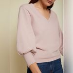 Nation Ltd  Neva V Neck Sweatshirt in
Flirt, Sz M Photo 2