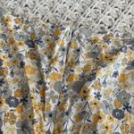 Bardot  Floral Ruched Mini Dress | Yellow & Grey Photo 4