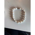 Vintage‎ Baroque Pearl Necklace Chunky Statement Clasp European Authentic Pearls White Photo 1