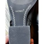 Vionic  Carnelia Black Nubuck Water Repellent Ankle Boots Block Heel Size 10 Chic Photo 5