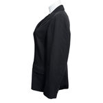 Eddie Bauer Black Blazer Womens Size 18 Classic Button Front Jacket Photo 5