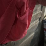 Maeve Anthropologie‎  Dress Size Small Coral Pink Short Sleeve Textured Shift Photo 6