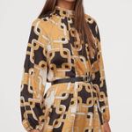 H&M NWT  X Richard Allen Chain Link Swing Dress Size 8 Photo 3