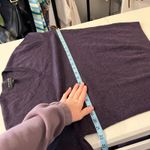 Banana Republic  Purple Merino Wool V Neck Pullover Sweater Unisex Size Large Photo 7