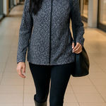 Andrew Marc Marc New York Diamond Pattern Jacket Blazer - Small Photo 0