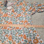 Victoria Dunn Womens Floral Knee‎ Length Dress Sz L Spring Boho NWT Orange Size L Photo 3
