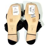 Staud Maya Ruched Slide Sandals Black EU 40 NEW Leather Double Strap Logo Size 9.5 Photo 4