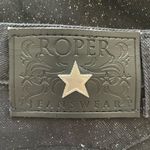 Vintage 90s Roper Western Black Glitter High Waisted Relaxed Classic Denim Sz 5 Photo 8