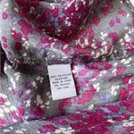 Delia's dELiA*s Women's Chiffon Sheer Top Blouse Gray Pink Spring Summer Size XS Photo 4