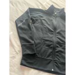 Under Armour Black Full Zip Sweatshirt Semi Fitted Woman’s Size Medium- A Few Sn Photo 1