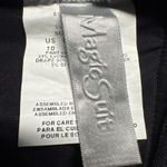 MagicSuit‎ Dress Swim Cover Up Ruched V Neck Black Lined Size 10 Blue Photo 2