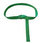Ganni Island Green Webbing Double Ring Belt - One Size Fits Many Photo 5