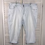 Lane Bryant Women's Stretch Jean Capris Light Wash-22 Photo 0