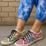 Coach Women's  Zorra Multicolor Canvas Sneaker Shoe Size 9B Photo 0
