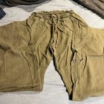 Green Tie Pants Size M Photo 0