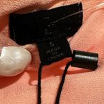 NBD REVOLVE FOX RUFFLE HEM PEACHY PINK CORAL SPAGHETTI STRAP MINI DRESS S Photo 6