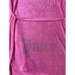 Juicy Couture Hot Pink  Terrycloth Y2K Bedazzled Robe L/XL Photo 3