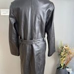 Ellen Tracy Black leather coat Size M Photo 3