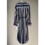 Treasure & Bond sz S blue white striped shirt dress NWT Photo 7
