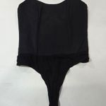superdown Stevie Sweetheart Bodysuit in Black Photo 0