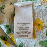 Free People  Yellow Floral High Low Crochet Inset Tank Top Flowy size XS Photo 10