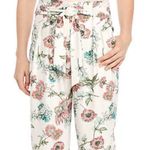 Kaari Blue  Floral Waist Pants 12 Photo 1