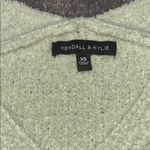 Kendall + Kylie Soft Green crop Knit Sweater size XS Photo 1