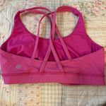 Lululemon Athletica Pink Sports Bra with Crossed Straps Photo 1