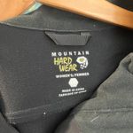 Mountain Hardwear  Soft Shell Black Fleece Lined 1/4 Zip Pullover Women’s Small Photo 2