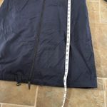 Lafayette 148 Jacket Womens Size Small Long Zip Front Hooded 3/4 Sleeve Blue Photo 1