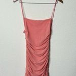 Sabo Skirt  Pink Amilla Dress Ruched Mini Sleeveless Spaghetti Strap Size S Photo 5