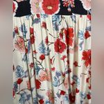 Patrons of Peace Women Boho Floral Babydoll Tunic Dress Rayon Large Photo 4