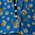 Veronica Beard  Hawken Tiered Paisley-Print Stretch-Silk Mini Dress Size 6 Photo 7