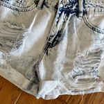 KanCan USA Kancan Jeans Shorts Size Medium High Rise Distressed Acid Wash Fray Cuff Photo 1