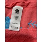 CAITE Sia Jacket Tampa Bay Coral Embroidered Hooded Open Front Cardigan Small Red Photo 7