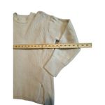 Lululemon Women Merino Wool-Blend Ribbed Crewneck Sweater Size 8 White Opal R1-2 Photo 4