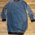 Day & Night Distressed Denim Blue Dress Photo 2