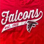 NFL Team Apparel Atlanta Falcon’s NFL Women’s T-Shirt with a V Neck in a size Large Photo 3
