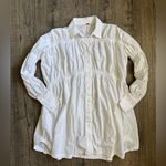 Free People Cotton Shirt Dress- Crisp White- Size XS Photo 0