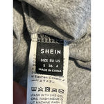 SheIn  Long Sleeve Bodysuit Womens Size Small Gray Stretch Sculpting Slimming NWT Photo 6