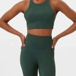 Girlfriend Collective  sports bra Moss Topanga Halter Bra high neck adjustable Photo 0