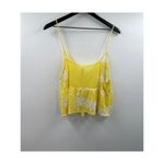 Alo Yoga ALO Yellow & White Tie Dye Swing Tank Top Size Large Photo 4