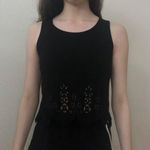 Romwe black tank top Photo 0
